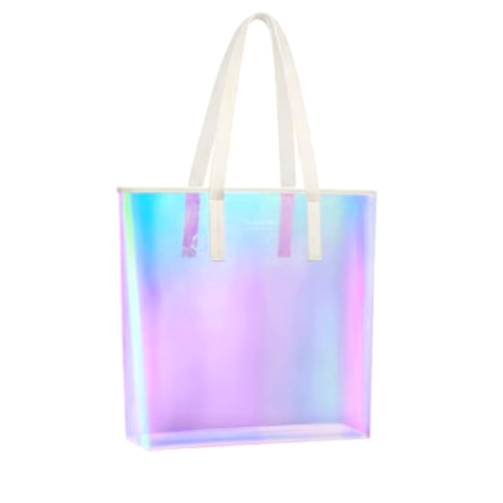 Kate Spade fragrances holographic tote
